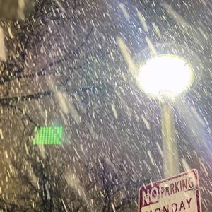 IT SNOWED THIS MORNING