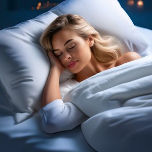 Plumas Que Se Asientan En El Abrazo De La Almohada