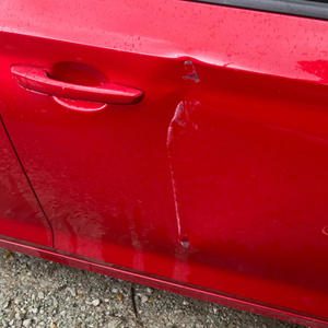 car got dent (Explicit)
