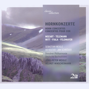 Mozart, W.A.: Horn Concertos - K. 412, 417, 447, 495 / Telemann, G.P.: Ouverture (Suite) in F Major / Fiala, J.: Concerto for 2 Horns (Weigle)