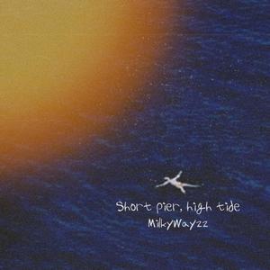 short pier, high tide