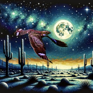 Nighthawk Full Moon UFO Symphony