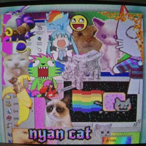 nyan cat . ܁₊ ⊹ . ܁ ⟡ ܁ . ⊹ ₊ ܁. (Explicit)