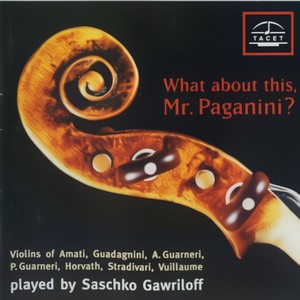 N Paganini, Cantabile for Violin and Piano (Amati, Cremona, 1640)