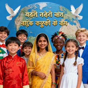 环尼宝贝 - दुनिया भर में नमस्कार