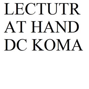 LECTURE AT HAND (Explicit)