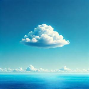 nube blanca