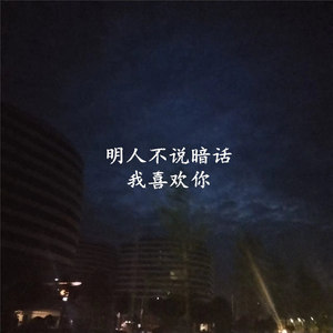 明人不说暗话我喜欢你