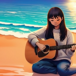 The song of a guitar honoring the sea.