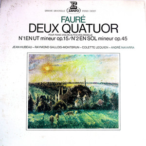 Deux Quatuors Pour Piano, Violon, Alto Et Violoncelle（黑胶版）