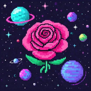 Rosa, rosa, sua larissa é