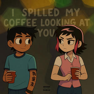 I spilled my coffee looking at you