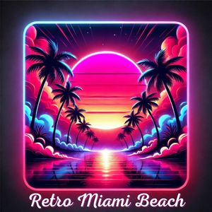 Retro Miami Beach and Summer Relaxation in the Sun