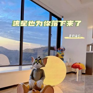 流星也为你落下来了