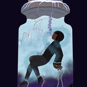 emotions bottled up (slowed down)