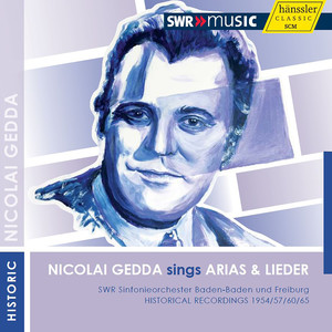 Vocal Recital: Gedda, Nicolai - Adam, A. / Gluck, C.W. / Mozart, W.A. / Rossini, G. / Glinka, M.I. (Nicolai Gedda Sings Arias and Lieder) [1954-1965]
