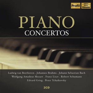 Piano Concertos - BEETHOVEN, L. van / BRAHMS, J. / SCHUMANN, R. / LISZT, F. / GRIEG, E. / TCHAIKOVSKY, P.I. / BACH, J.S. / MOZART, W.A.