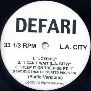 Joyride/L.A. City/Keep It On The Rise