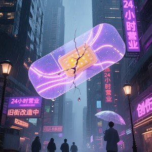 霓虹创可贴 (伴奏)