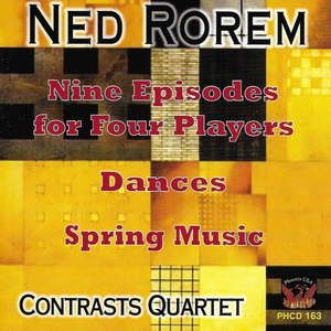 Rorem: 9 Episodes for Four Players, Dances, & Spring Music