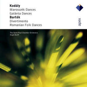 Bartók : Divertimento, Romanian Folk Dances & Kodály : Marosszék & Galánta Dances (-  Apex)