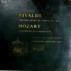 Concerto Grosso In D Minor, Op. 3, No. 11 / Divertimento In D Major (K. 251)（黑胶版）