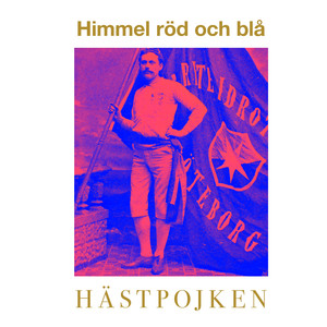 Himmel röd och blå