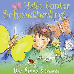 Hallo bunter Schmetterling