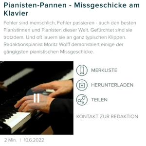 Pianistenpannen | Missgeschicke am Klavier (reupload)