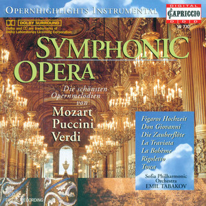 Orchestral Music - Verdi, G. / Mozart, W.A. / Puccini, G. (Symphonic Opera) [Sofia Philharmonic, Tabakov]