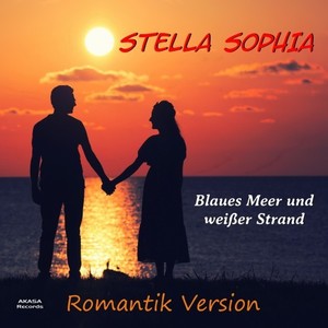 Blaues Meer und weisser Strand (Romantik Version)