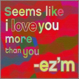 내가 널 더 좋아하나봐 (看起来我更喜欢你)