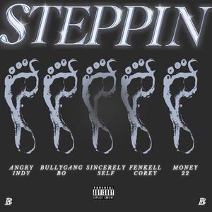 STEPPIN' (feat. Bullygang Bo, Sincerely Self, Fenkell Corey & Money22) (Explicit)