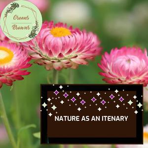 Nature as an Itenary