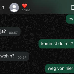 kommst du mit?
