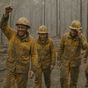 Rain on the Burning Mountain
