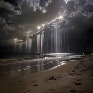 乌云一层一层的遮住了光