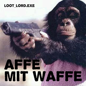 Affe mit Waffe