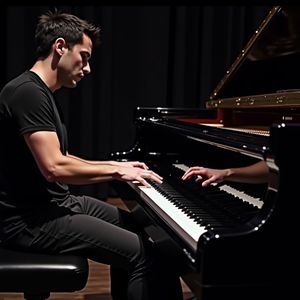 Improvisation on the piano