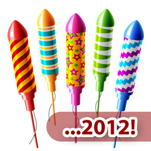 Feuerwerk Silvester Neujahr Party Knaller