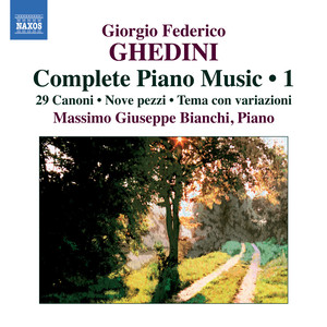 GHEDINI, G.F.: Piano Music (Complete) , Vol. 1 (Bianchi)