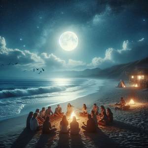 Notte sulla spiaggia