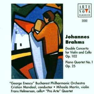 Brahms Cto For Violin Cello Op 102 Piano Quartet No.1