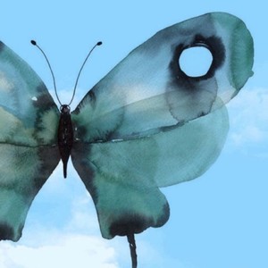 天空与蝴蝶
