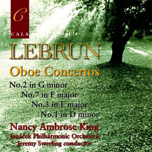 Lebrun: Oboe Concertos No. 2 in G Minor, No.7 in F Major, No. 3 in F Major & No. 1 in D Minor