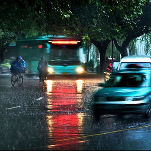 如果下雨的时候你拖着行李箱子站在屋檐下面那么其实我没有洗碗