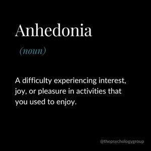 Anhedonia