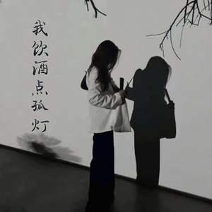 我饮酒点孤灯
