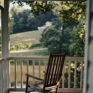 On the Porch outside the backdoor