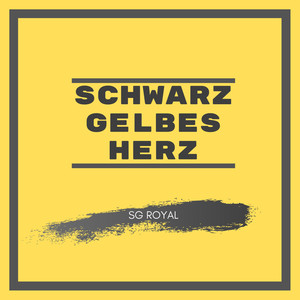 Schwarz - Gelbes Herz